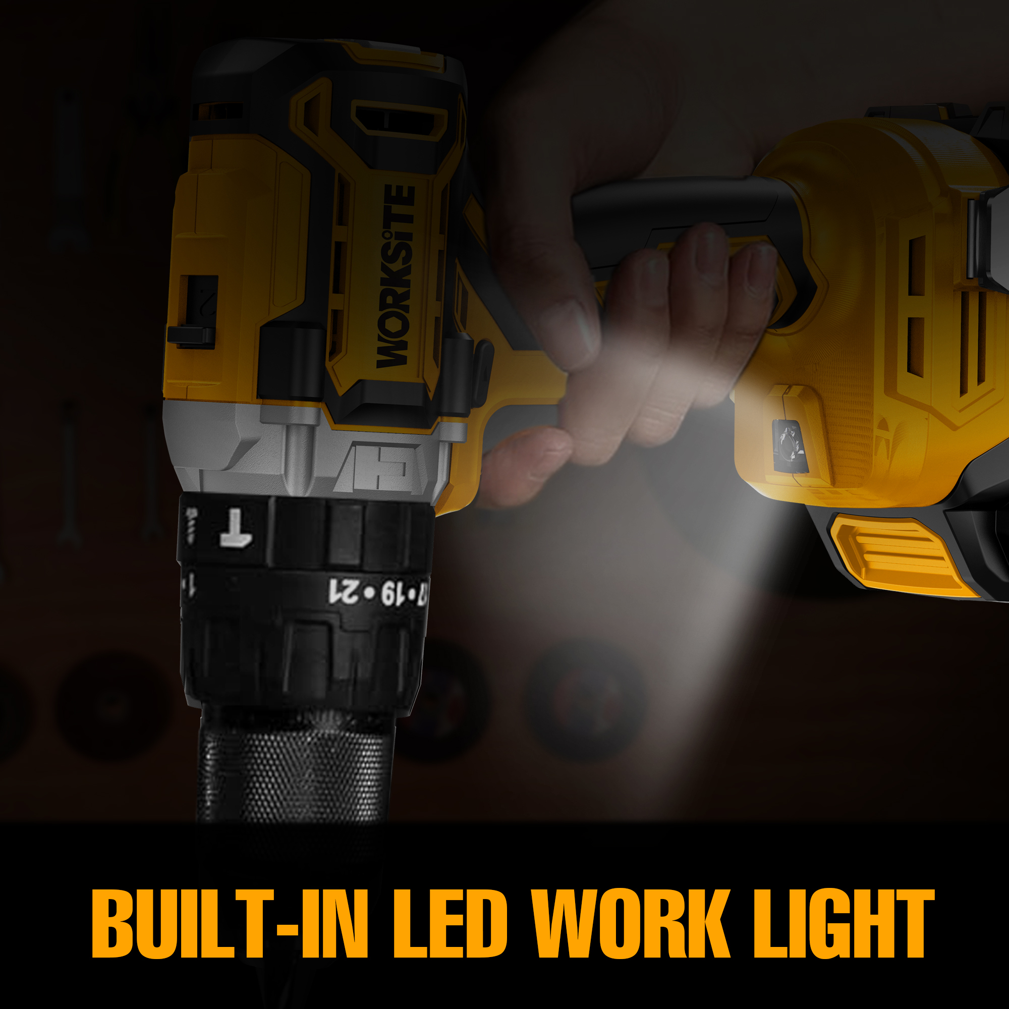 21V Brushless 13mm Hammer Drill（65N.m)