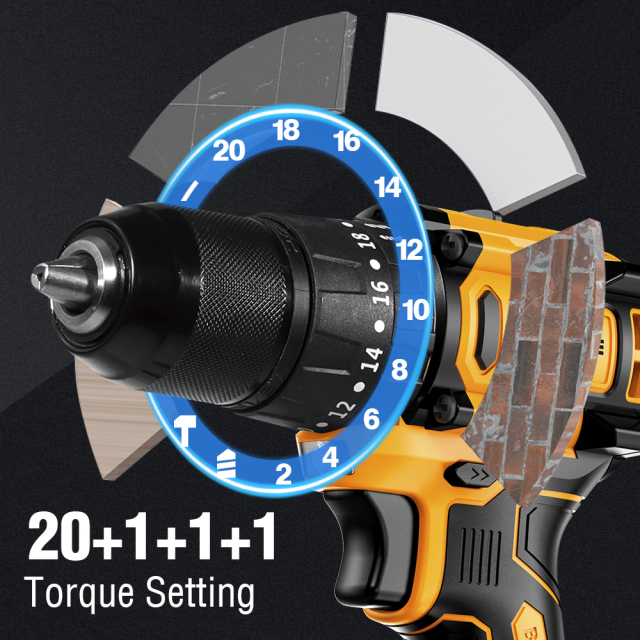 21V BRUSHLESS CORDLESS HAMMER DRILL KIT