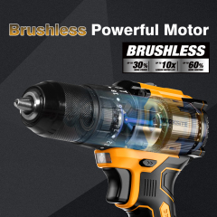 21V BRUSHLESS CORDLESS HAMMER DRILL KIT