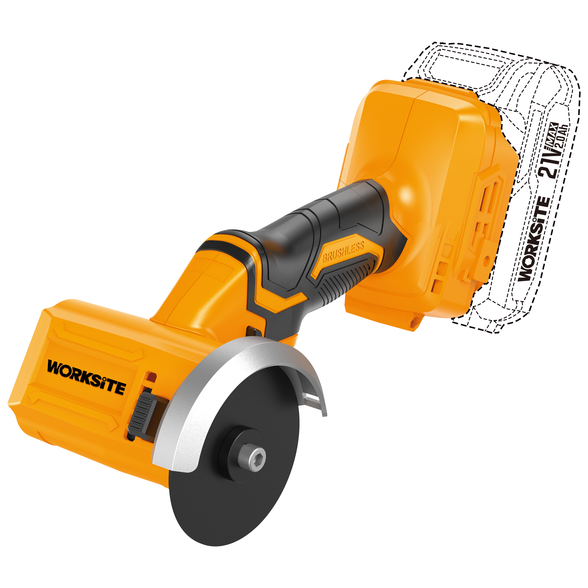 21V Brushless 76mm Cut-Off Tool -G