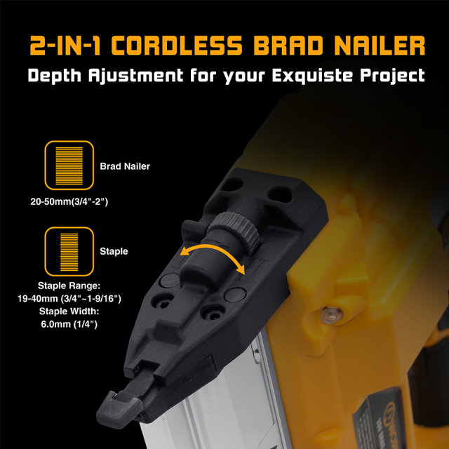 21V NAILER & STAPLER(2 IN 1)