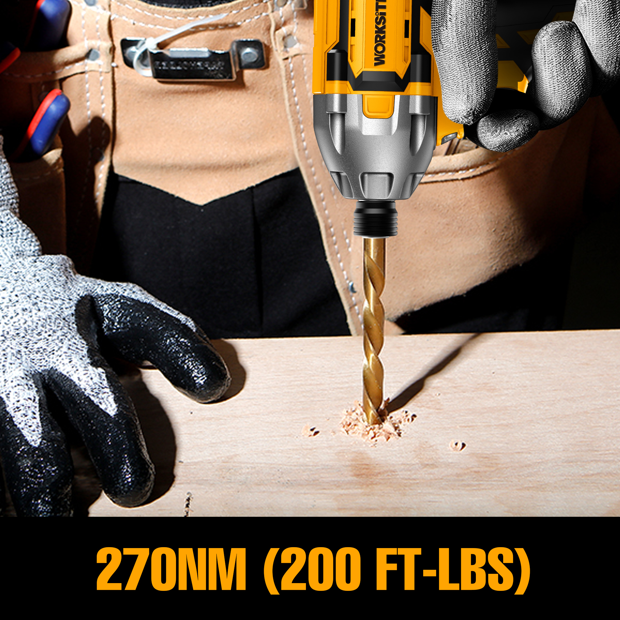 21V Brushless Impact Driver (270Nm)
