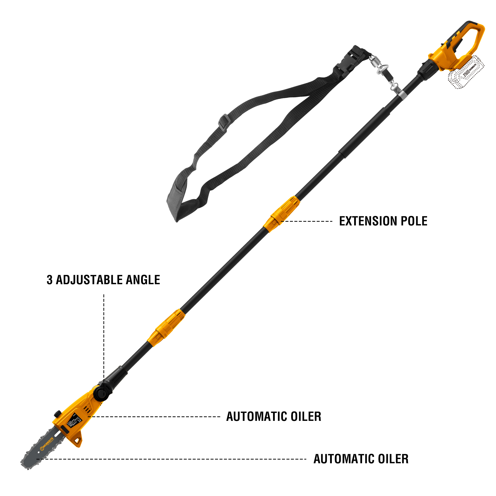 21V Cordless Pole Saw -G