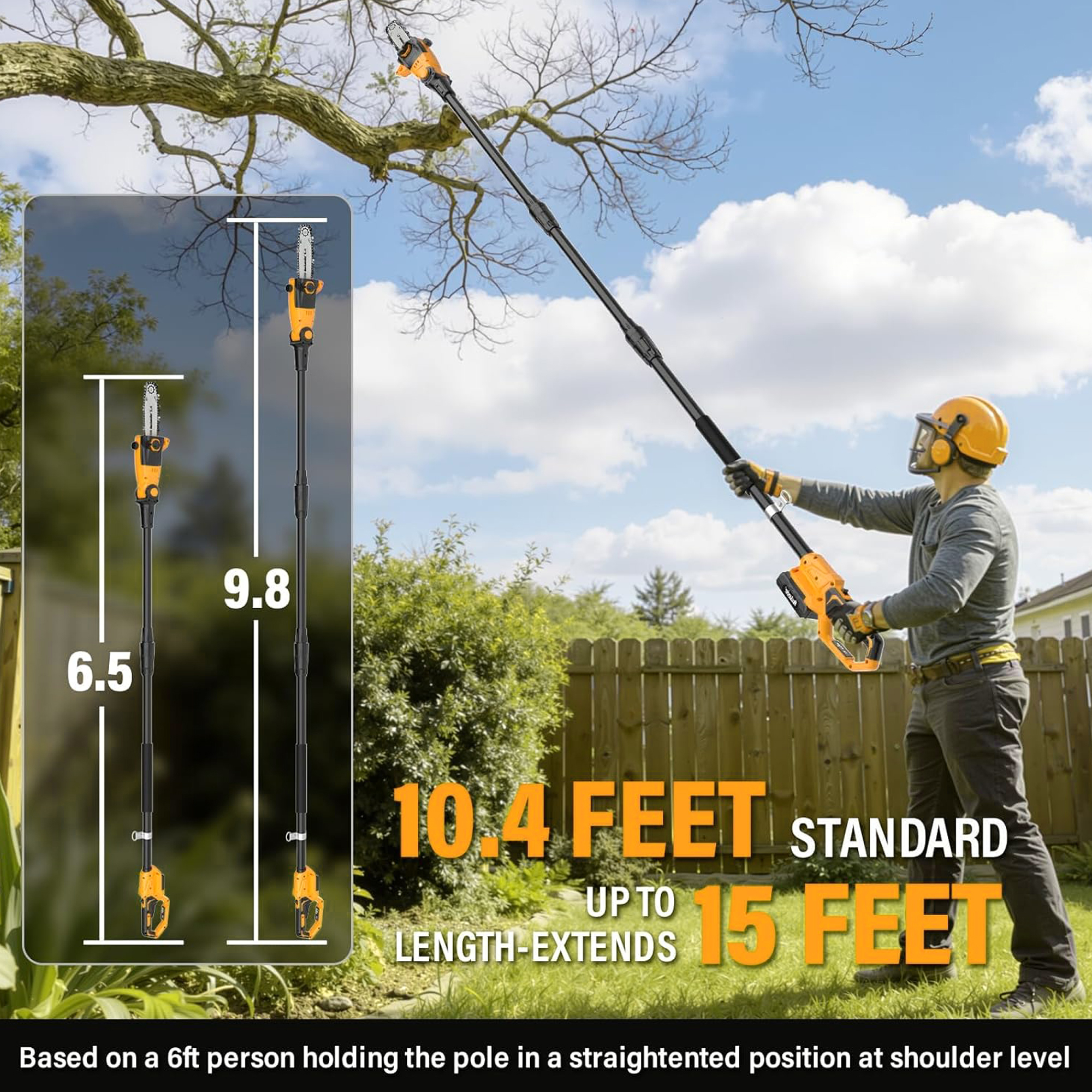 21V Cordless Pole Saw -G