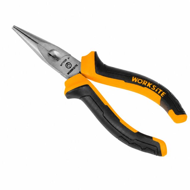 WORKSITE High Quality Long Nose Pliers Cutting Pliers Hand Tool 160mm Cr-V Long Cutter Pliers