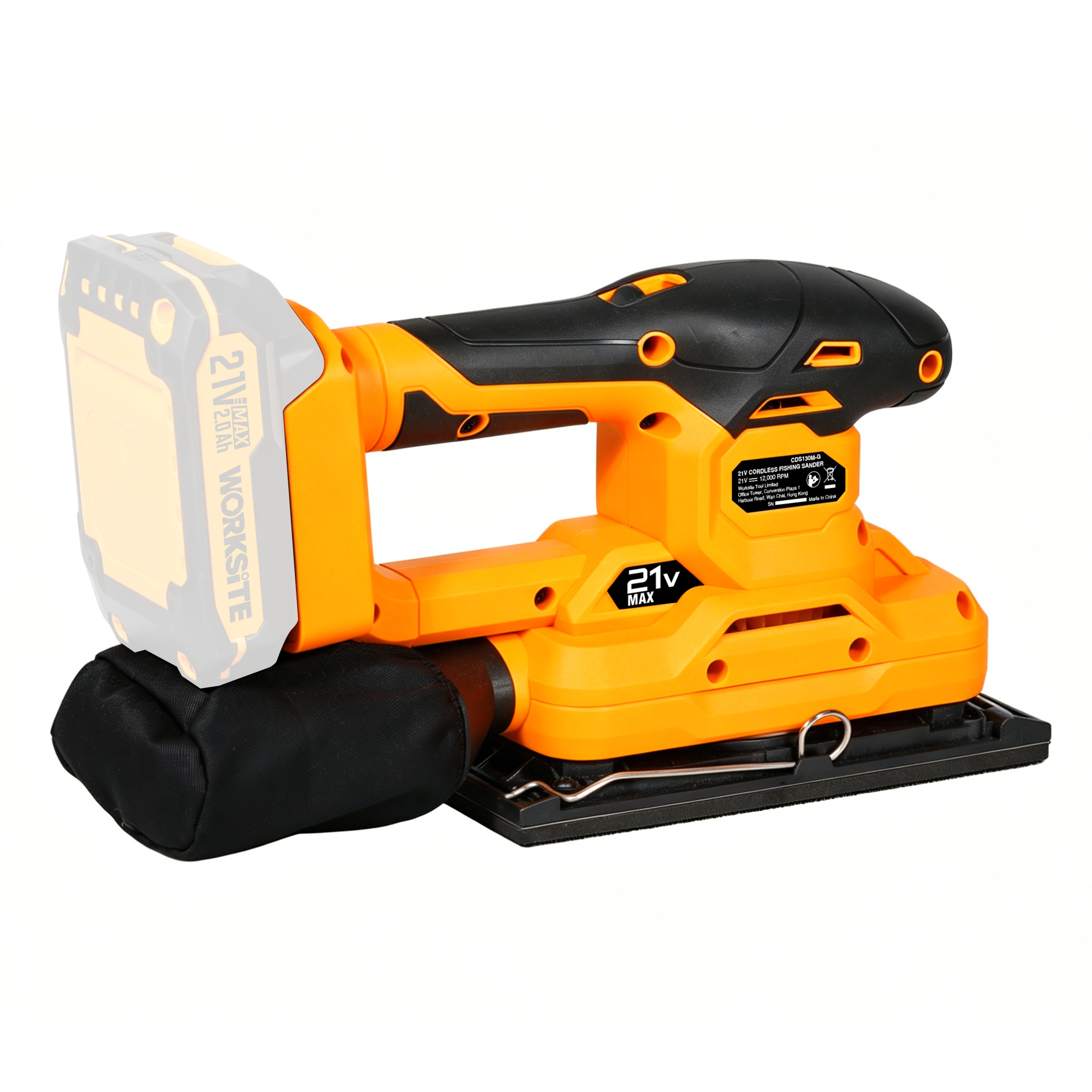 21V Cordless Fishing Sander