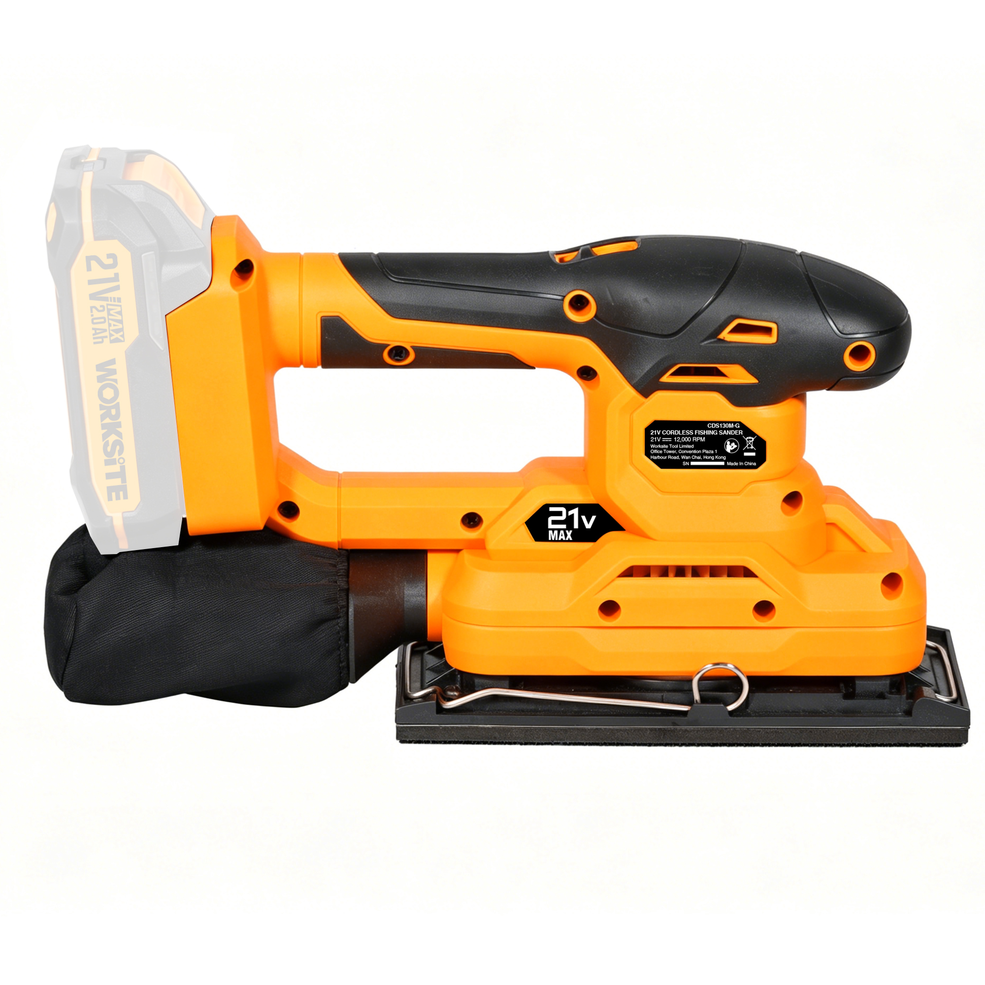 21V Cordless Fishing Sander