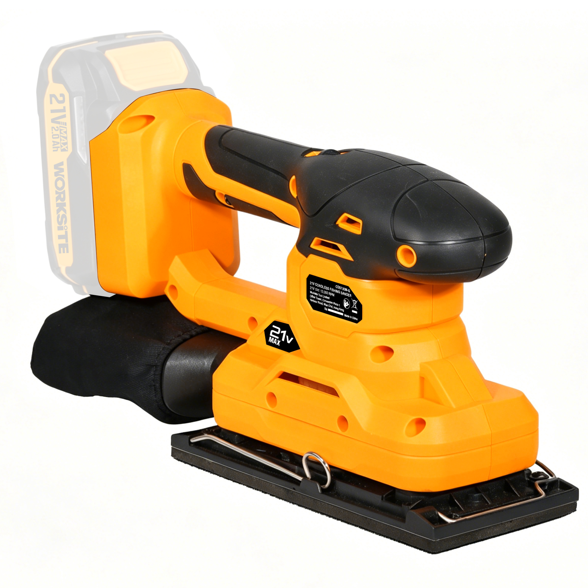 21V Cordless Fishing Sander