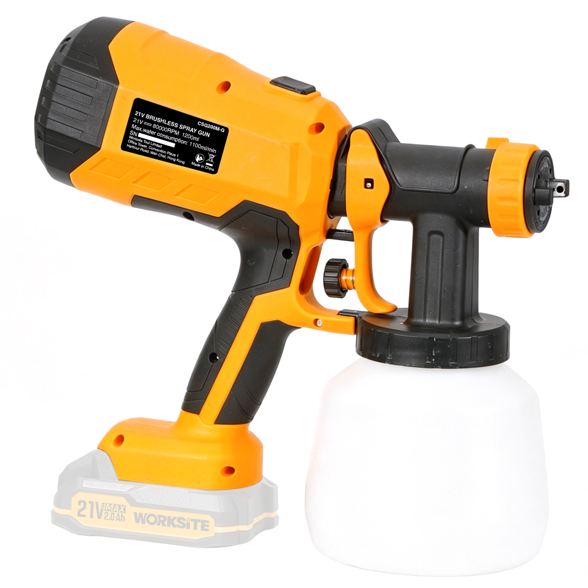 21V Brushless Spray Gun