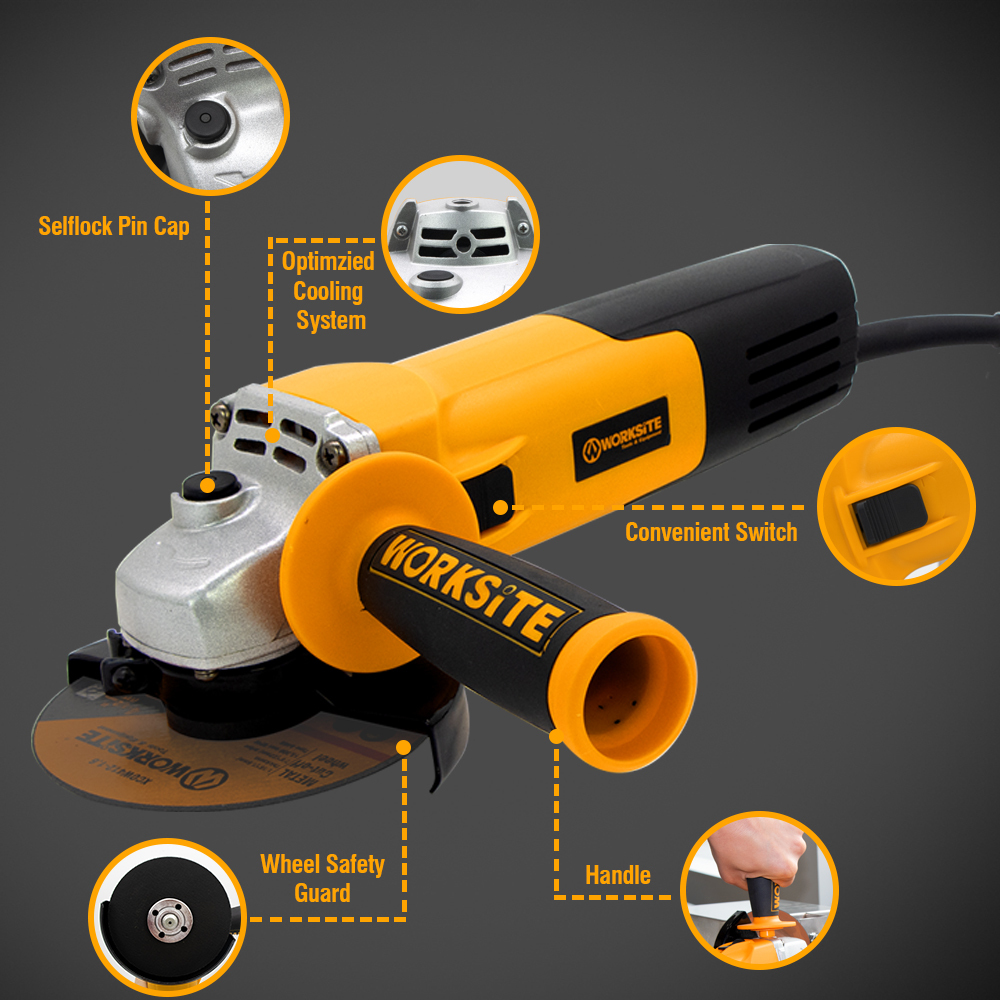 4-1/2" 115mm Angle Grinder
