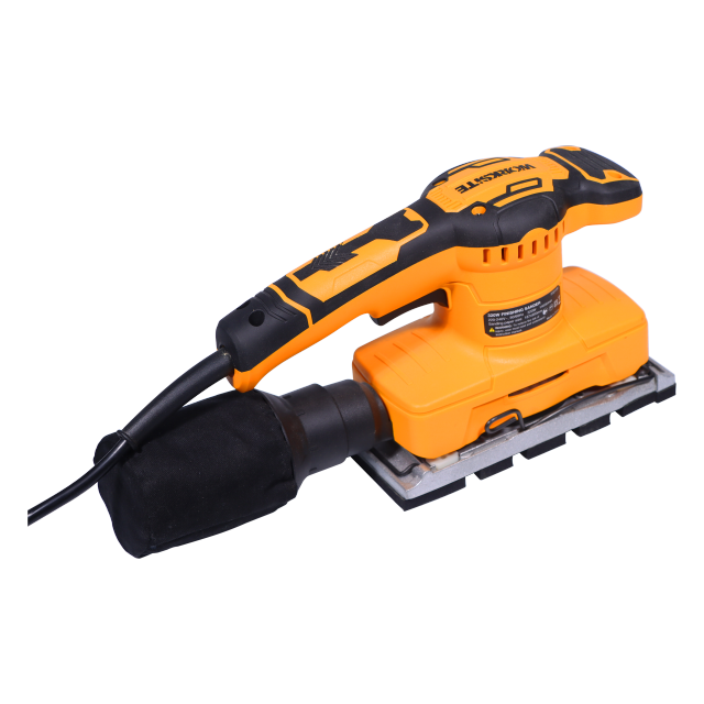 WORKSITE Finishing Sander 7-3/8" Sheet 320W Power 14000RPM Speed Compact Handheld Electric Hand Sander Tool