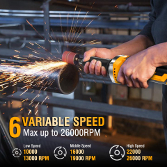 21V 1/4" Cordless Brushless Die Grinder