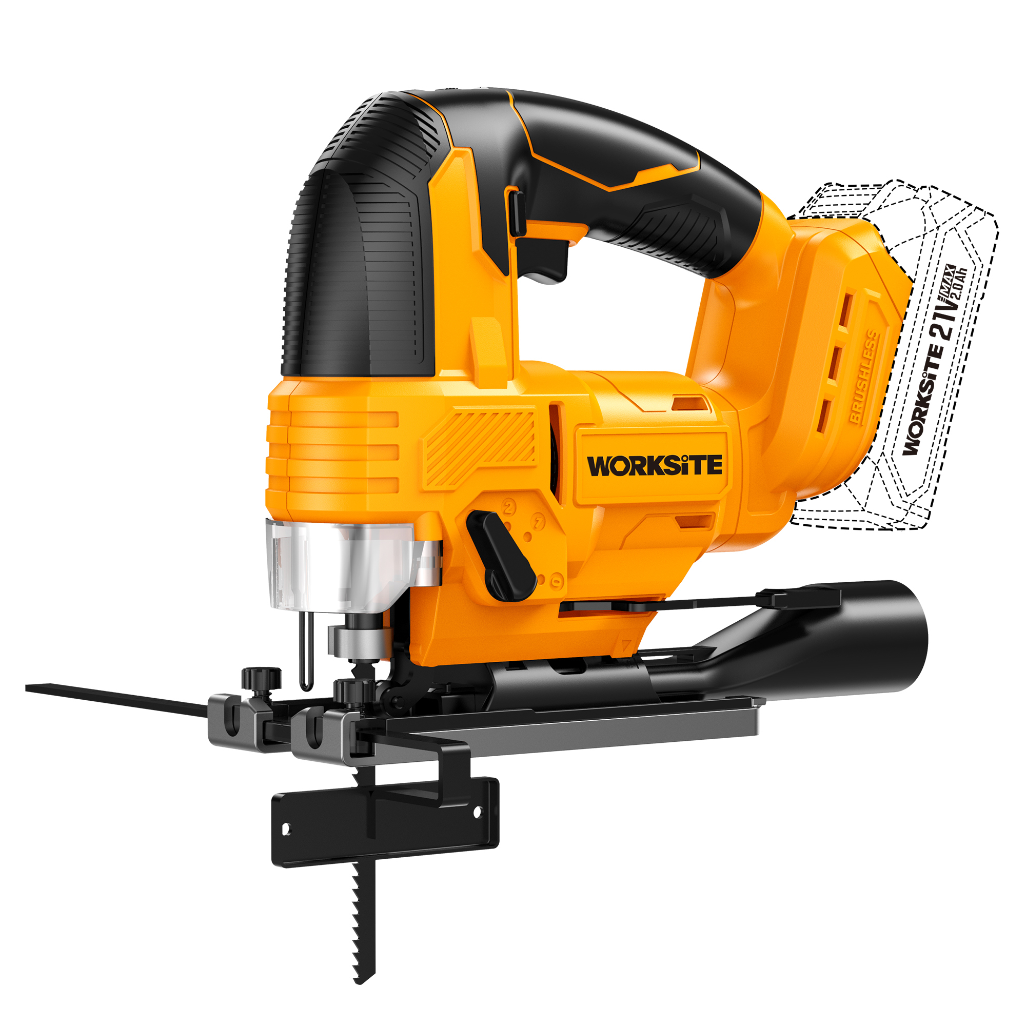21V Brushless Cordless Jig Saw