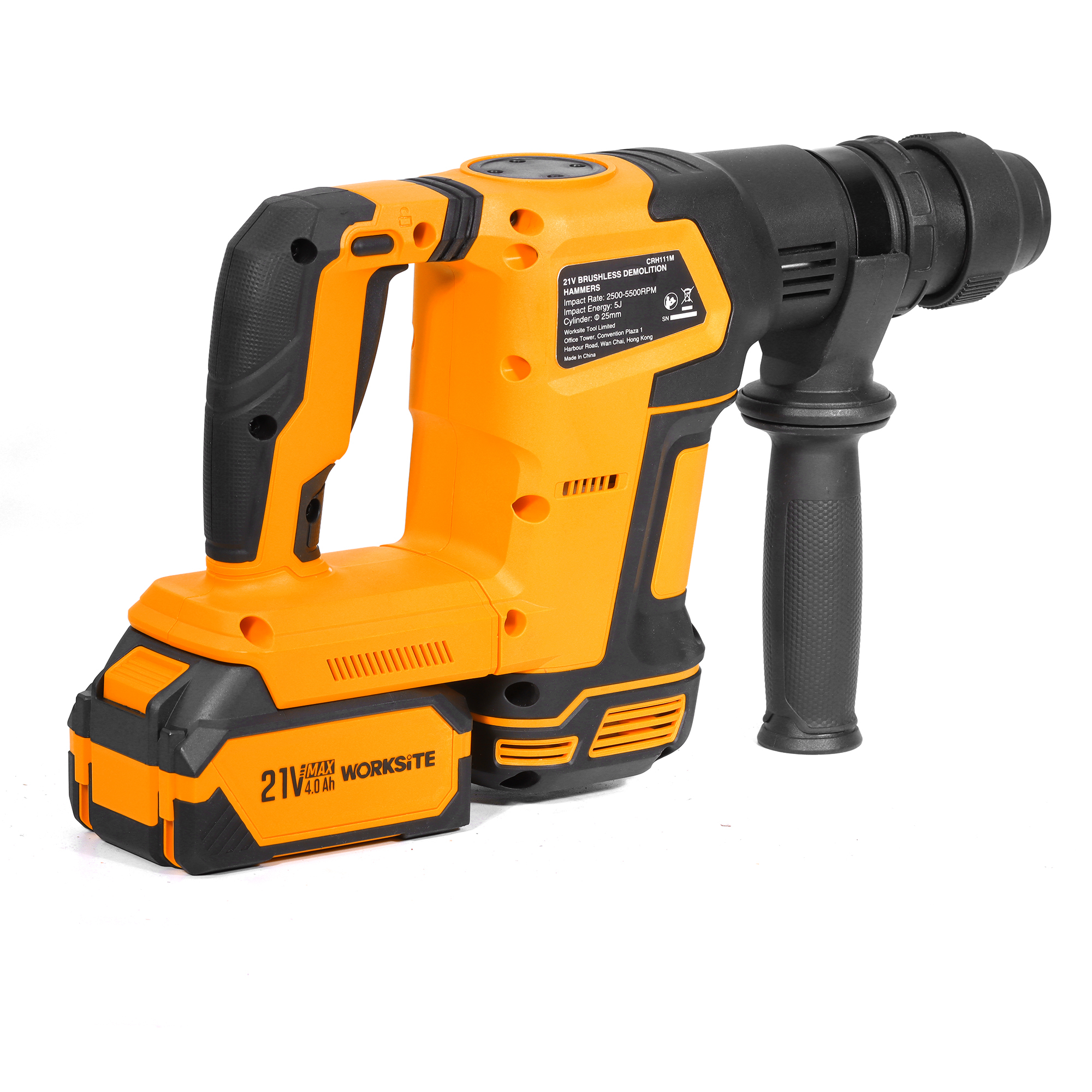 21V Brushless Cordless Demolition Hammer
