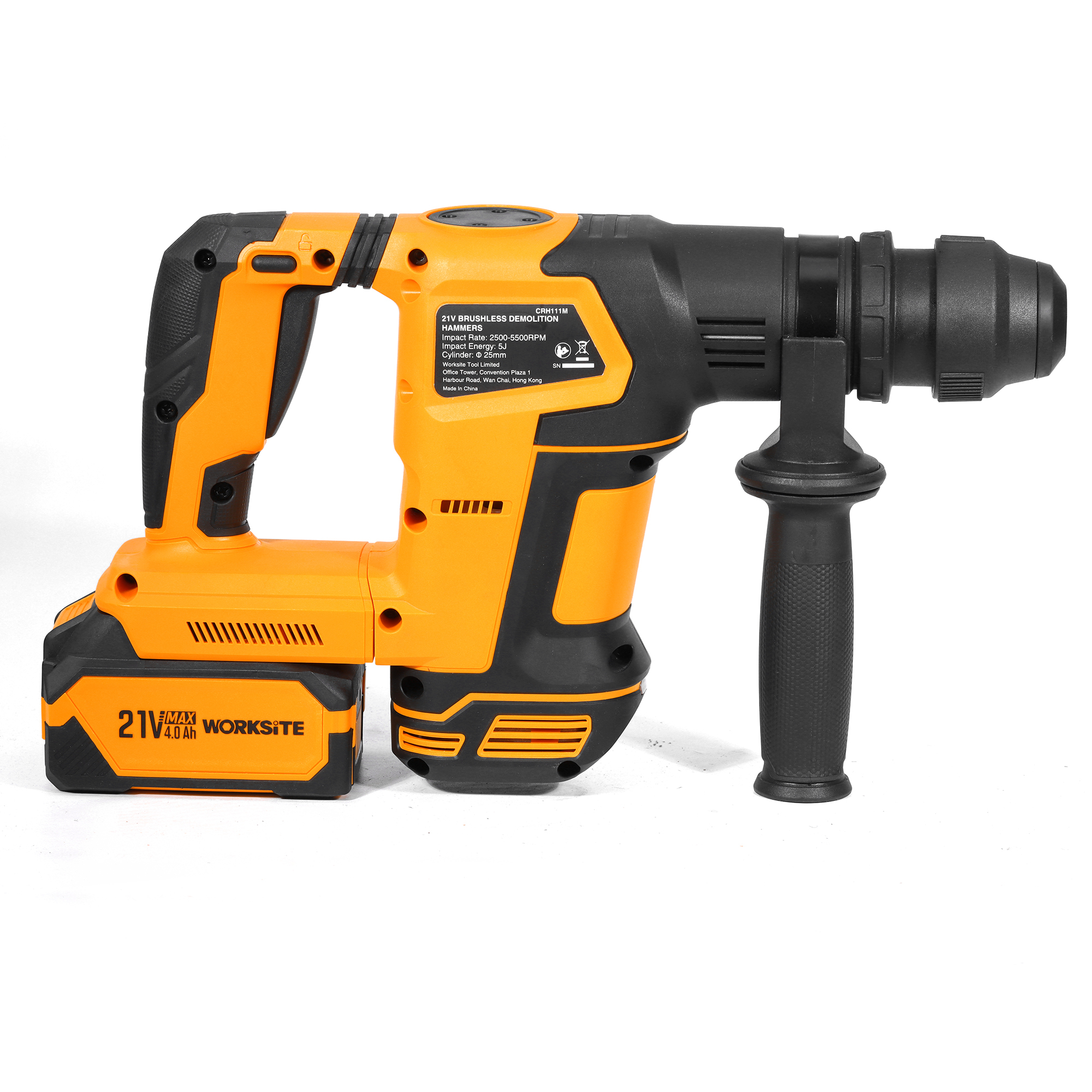 21V Brushless Cordless Demolition Hammer