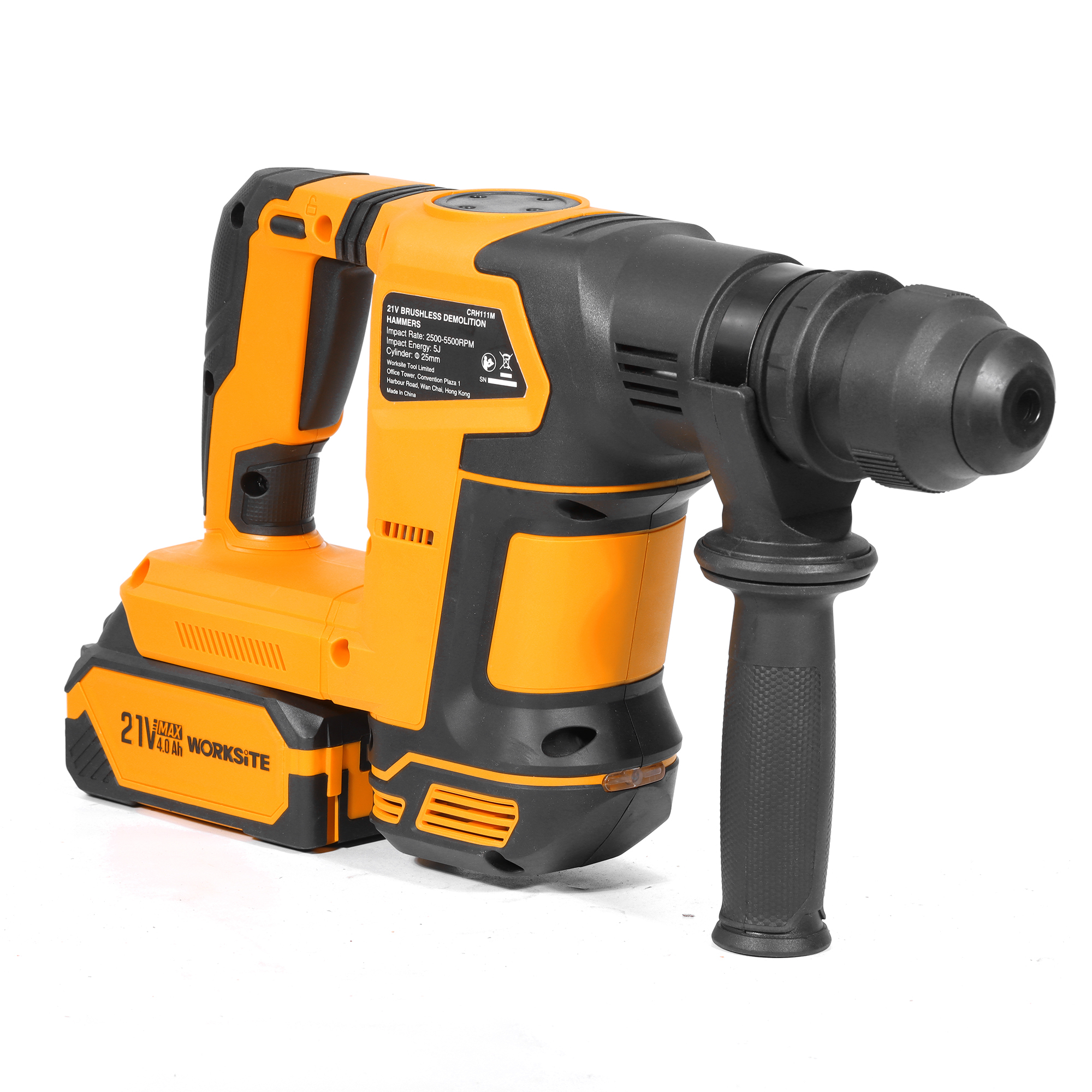 21V Brushless Cordless Demolition Hammer