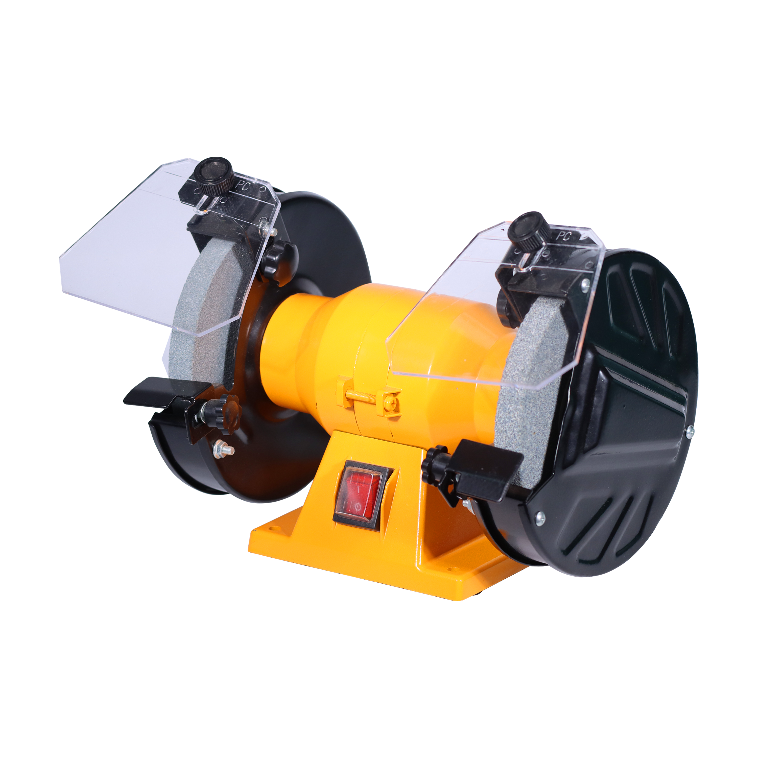 WORKSITE Bench Grinder Polisher Machine 150W Double Head Wire Wheel Single Speed Electric Bench Grinder