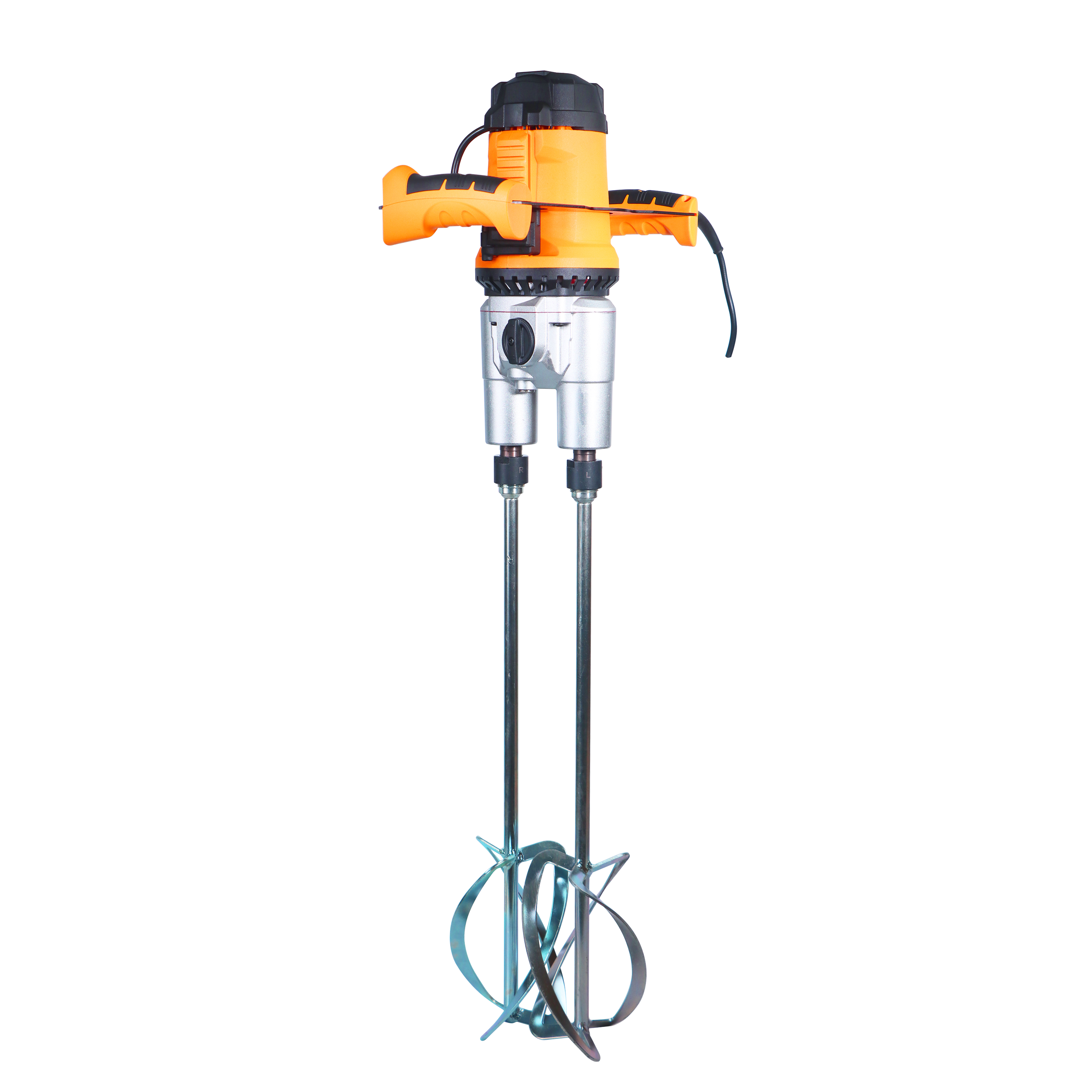 WORKSITE Electric Concrete Cement Mixer Thinnest Mortar Grout Plaster Cement Drill Stirring Tool 1800W Adjustable Handheld Mixer