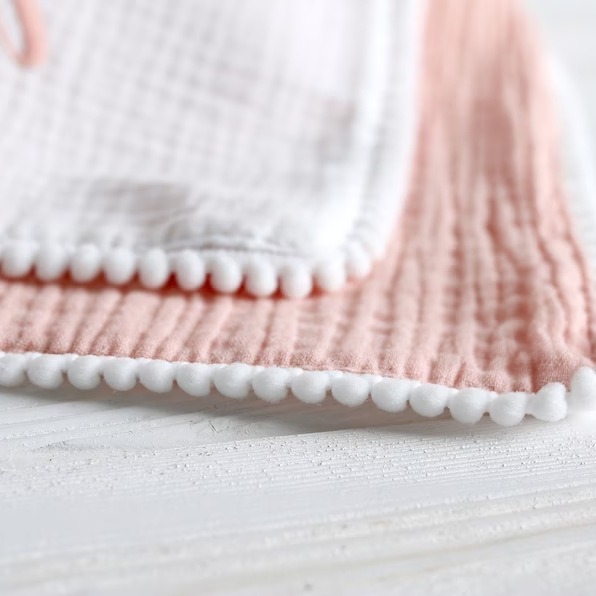 Personalized Embroidery Name Muslin Blanket, Design Your Own Baby Blanket, Custom Gift