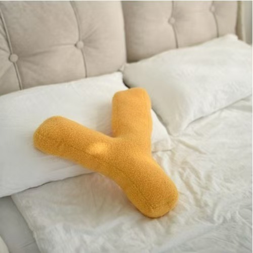 Ins Style Sherpa 26 English Letters Shaped Pillow - Children's Toys Pillow Sofa Cushion