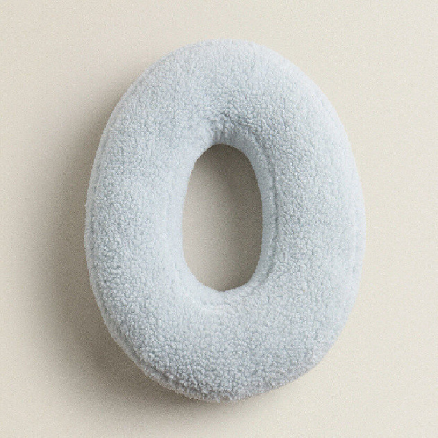 Ins Style Sherpa 26 English Letters Shaped Pillow - Children's Toys Pillow Sofa Cushion