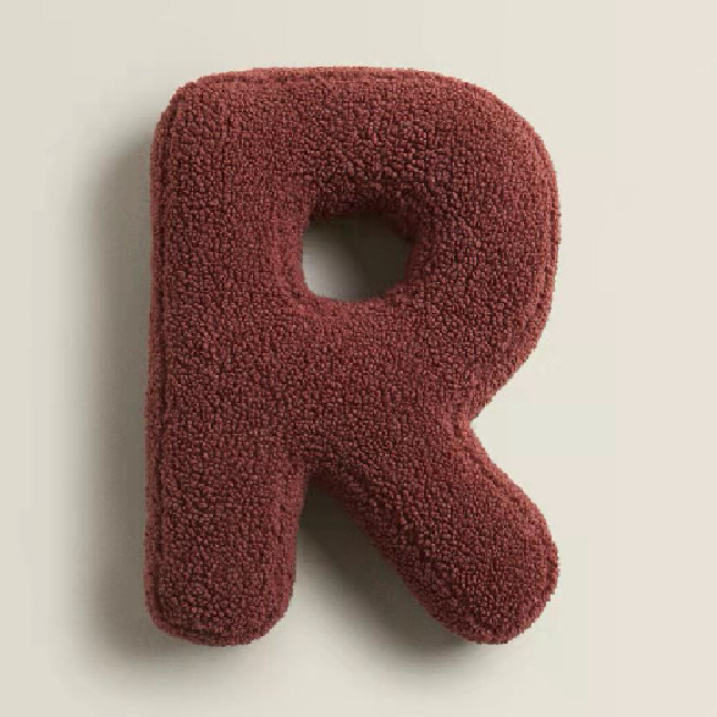 Ins Style Sherpa 26 English Letters Shaped Pillow - Children's Toys Pillow Sofa Cushion