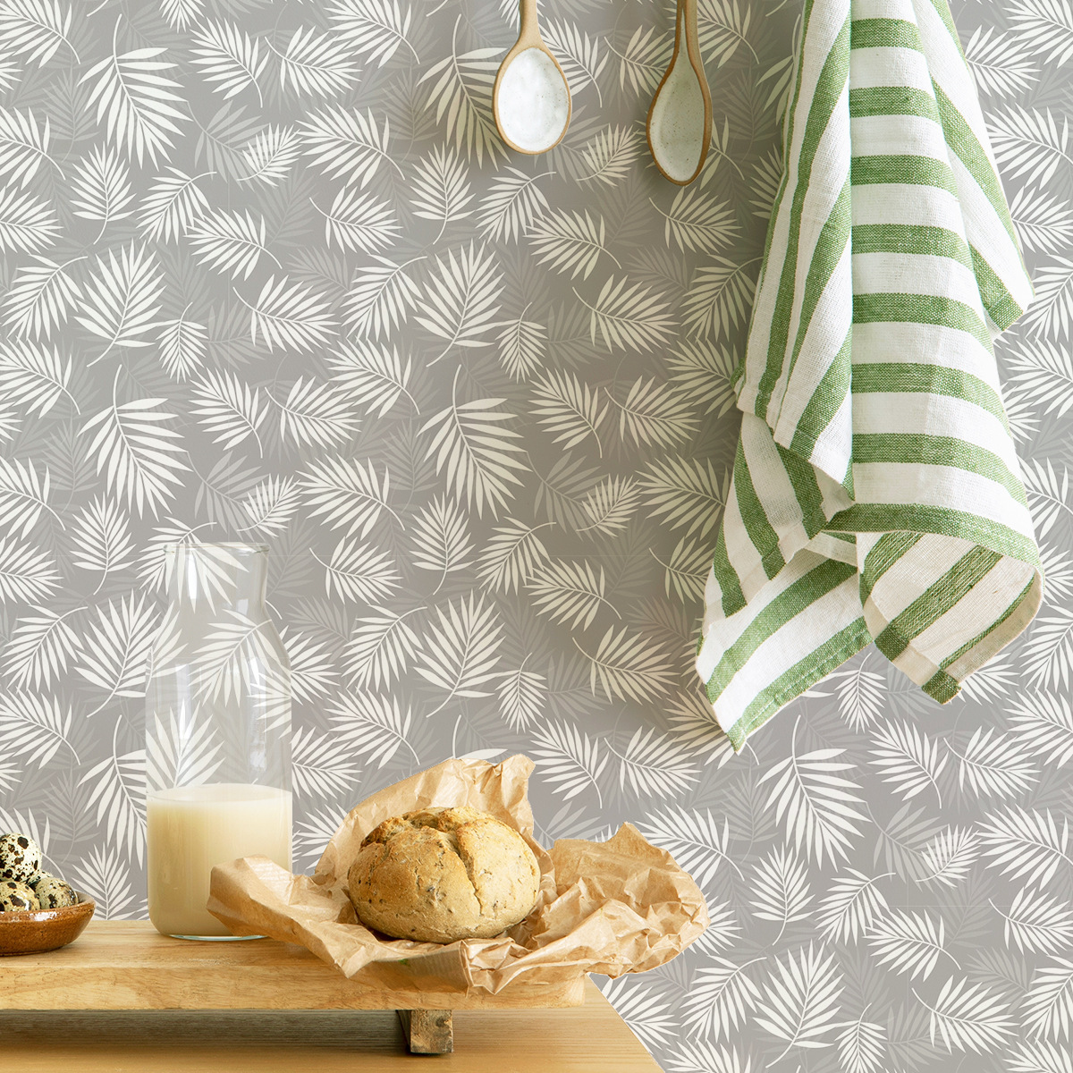 Scandinavian-Inspired Mural Wallpaper with American Floral Designs-40x124cm