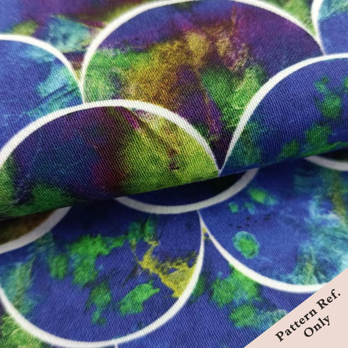 Custom Printed Stretch Cotton Sateen 97%C 3%SP 205gsm