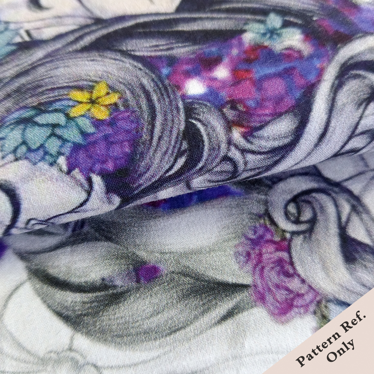 Custom Printed Organic Cotton Poplin Fabric 100%OC, 120gsm