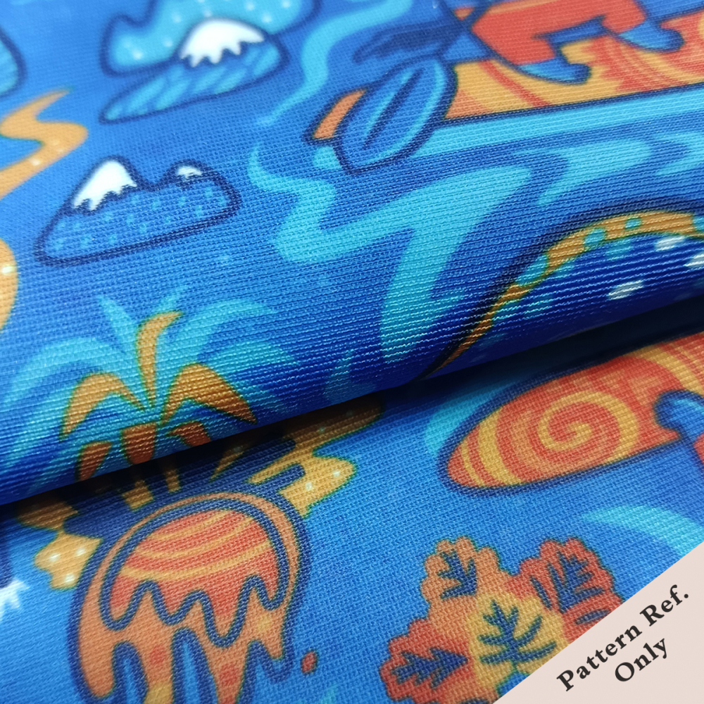 Custom Printed Sport Lycra And Swim Fabric 88%Poly 12%Spandex, 200-220gsm