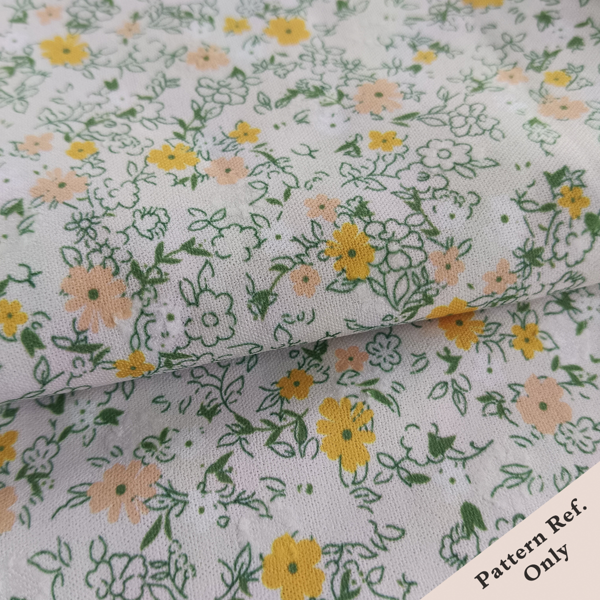 Custom Printed Round Swiss Dot Fabric 100% Poly, 160gsm