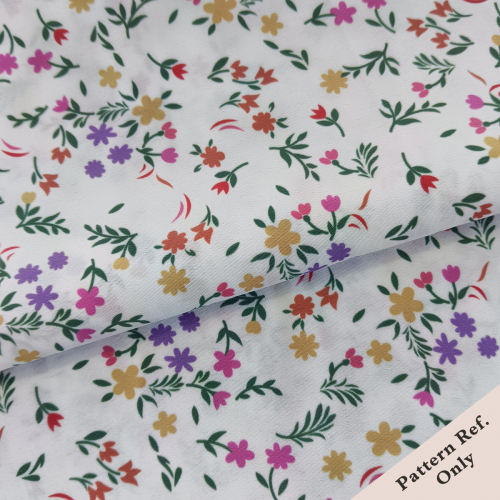 Custom Printed Poly Silky Fabric – Lightweight, Soft & Silk-Like for Elegant Dresses & Blouses