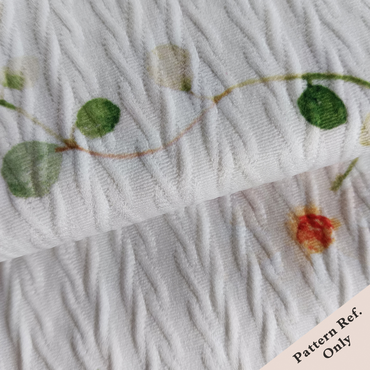 Custom Printed Wave Style Knit Fabric 95%P 5%SP, 285gsm