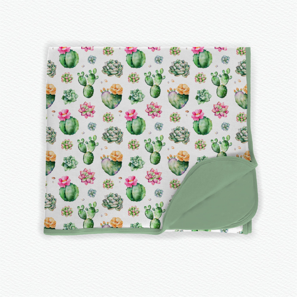 Customized Double Layers Bamboo Viscose Summer Blanket For Kids, Toddler Blanket