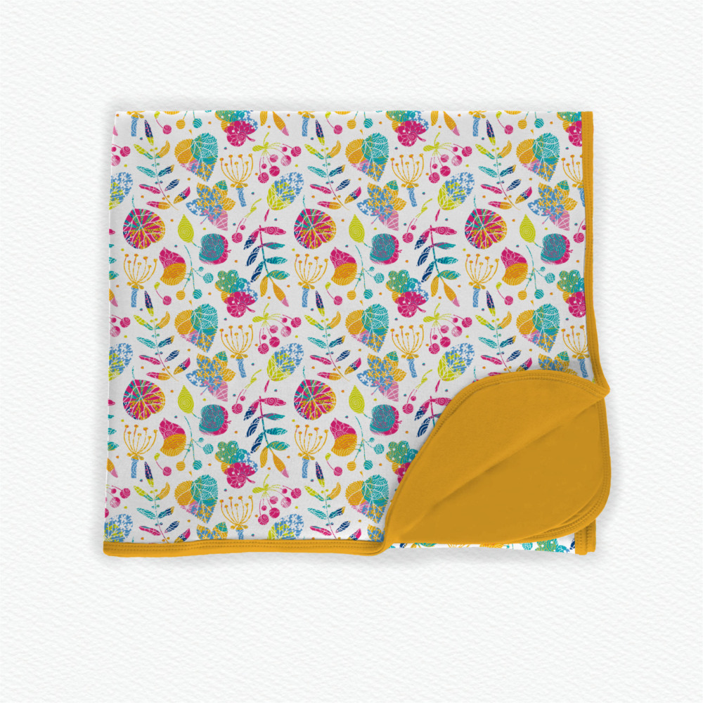 Customized Double Layers Bamboo Viscose Summer Blanket For Kids, Toddler Blanket