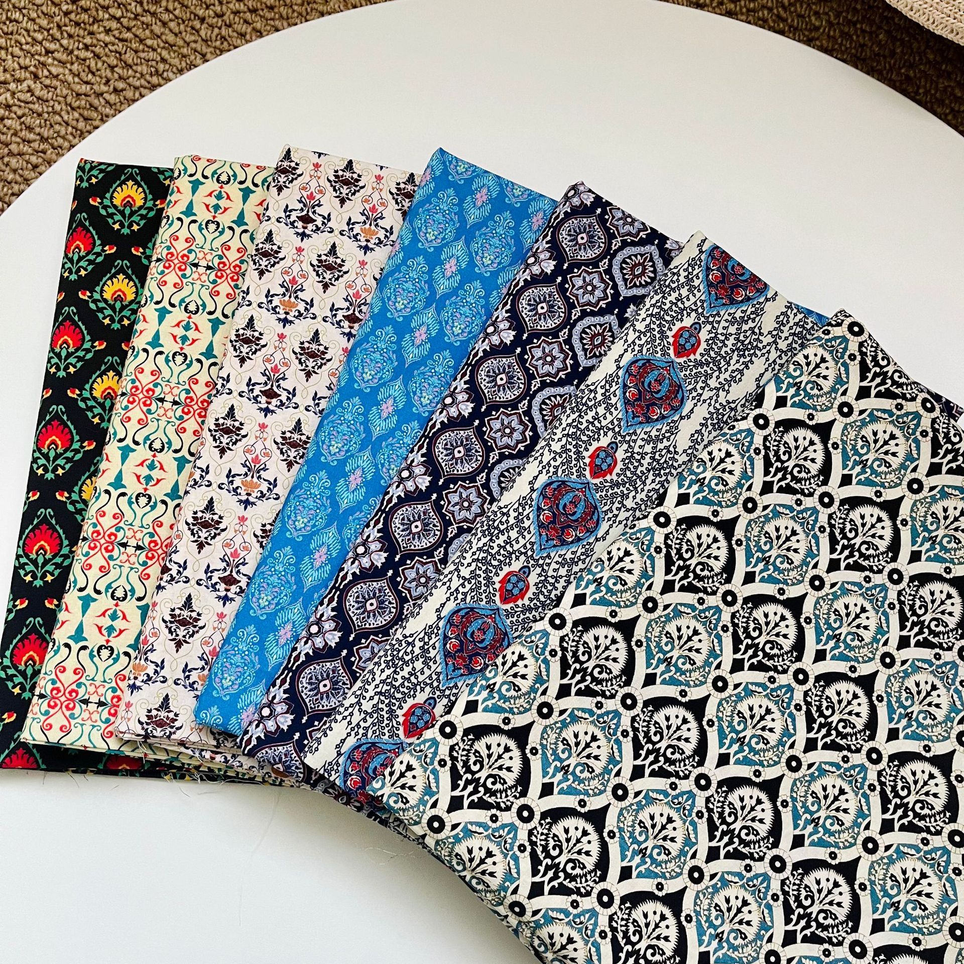 Liberty Floral Cotton Fabric-100% Cotton Quilting Fabric Sewing Craft Fabric By Meter