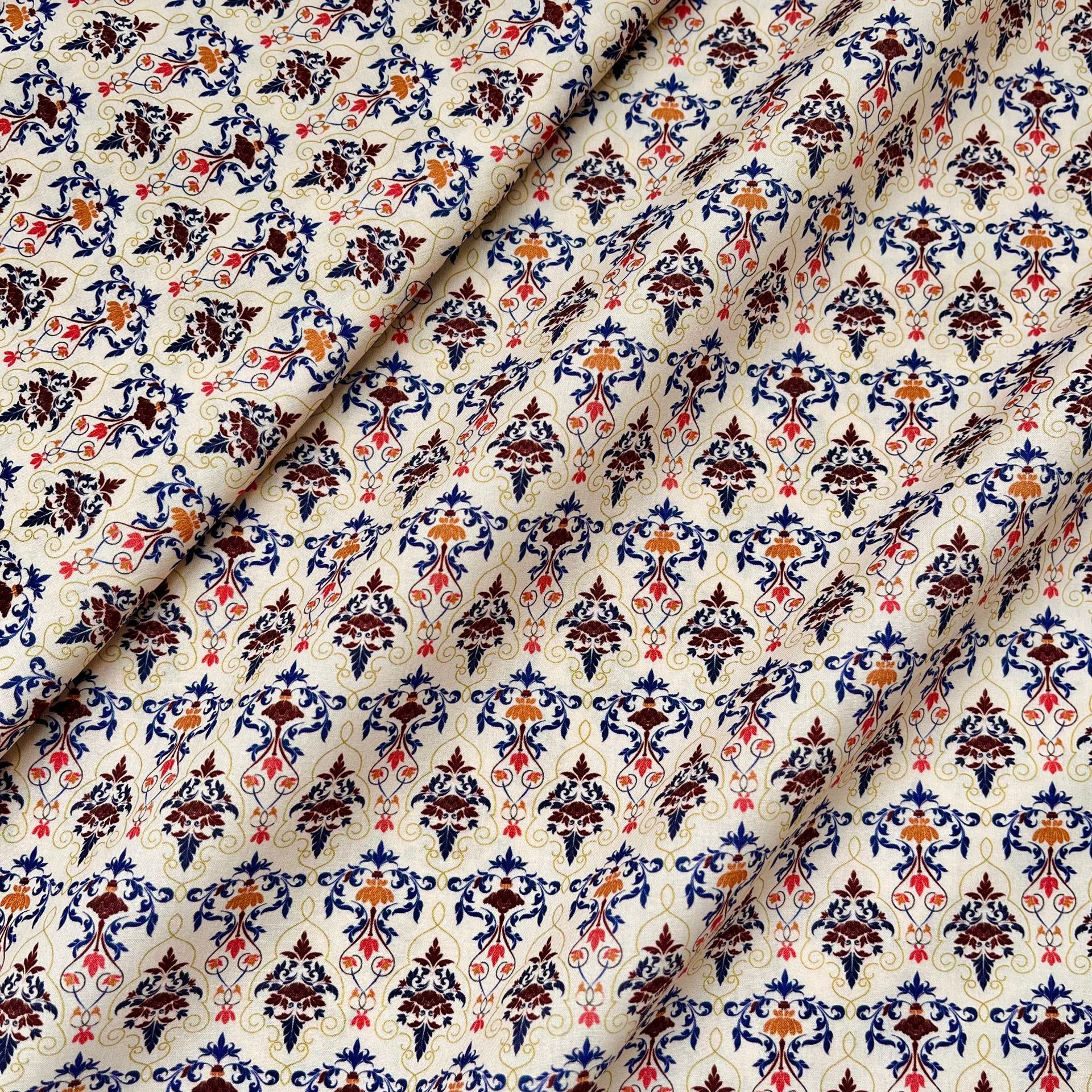 Liberty Floral Cotton Fabric-100% Cotton Quilting Fabric Sewing Craft Fabric By Meter