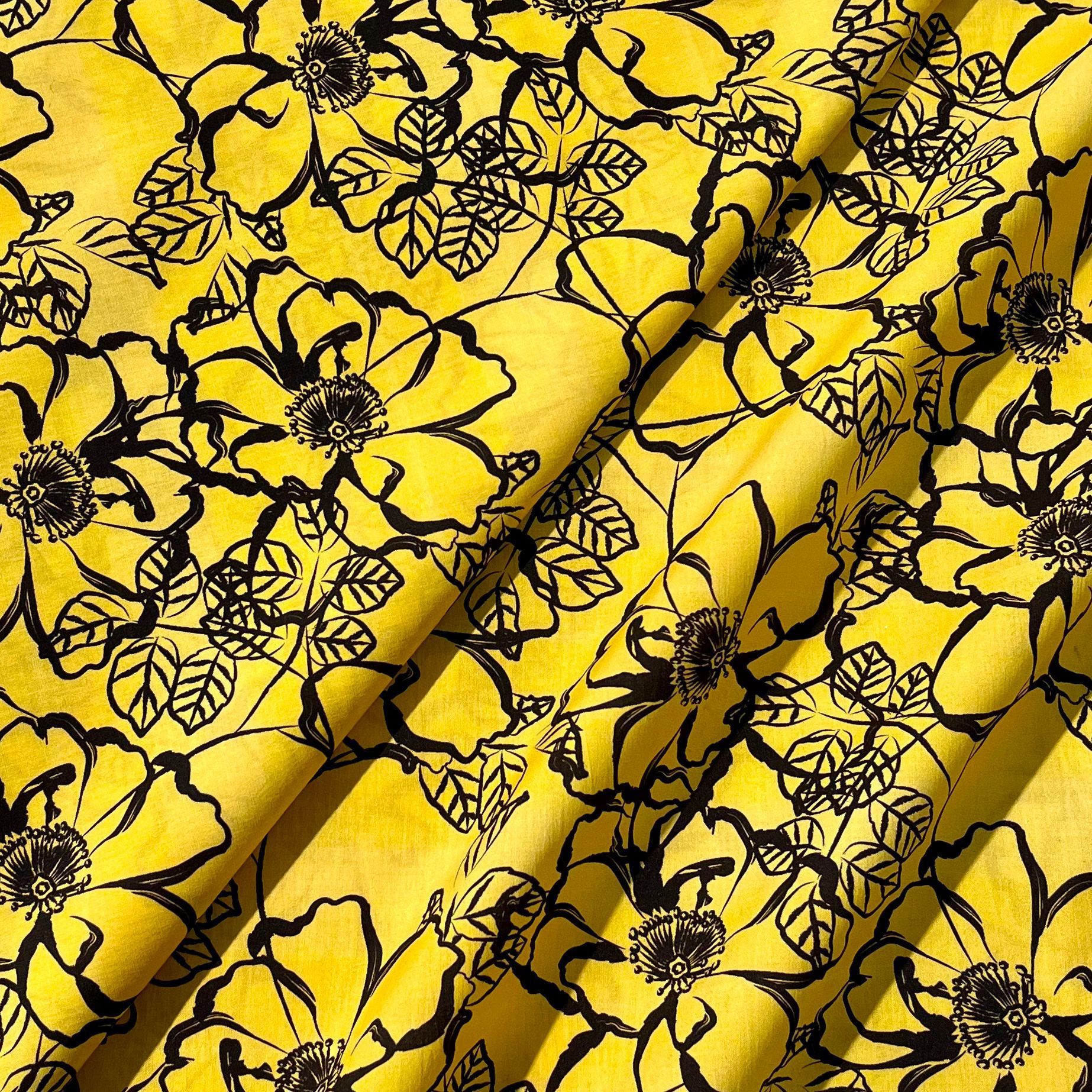 Liberty Floral Daisy Stripe Cotton Fabric-100% Cotton Quilting Fabric Sewing Craft Fabric By Meter