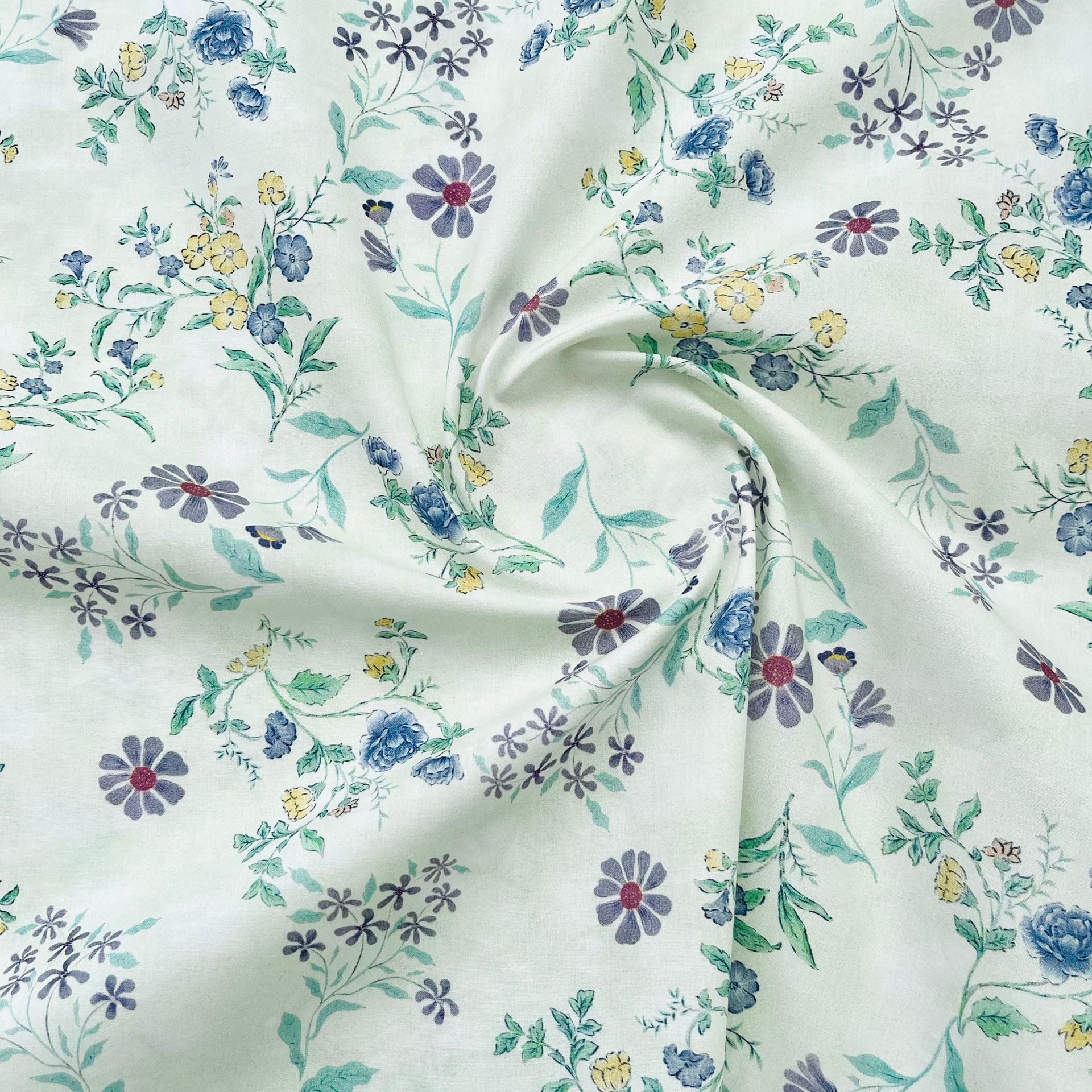 Liberty Floral Simple Cotton Fabric-100% Cotton Quilting Fabric Sewing Craft Fabric By Meter