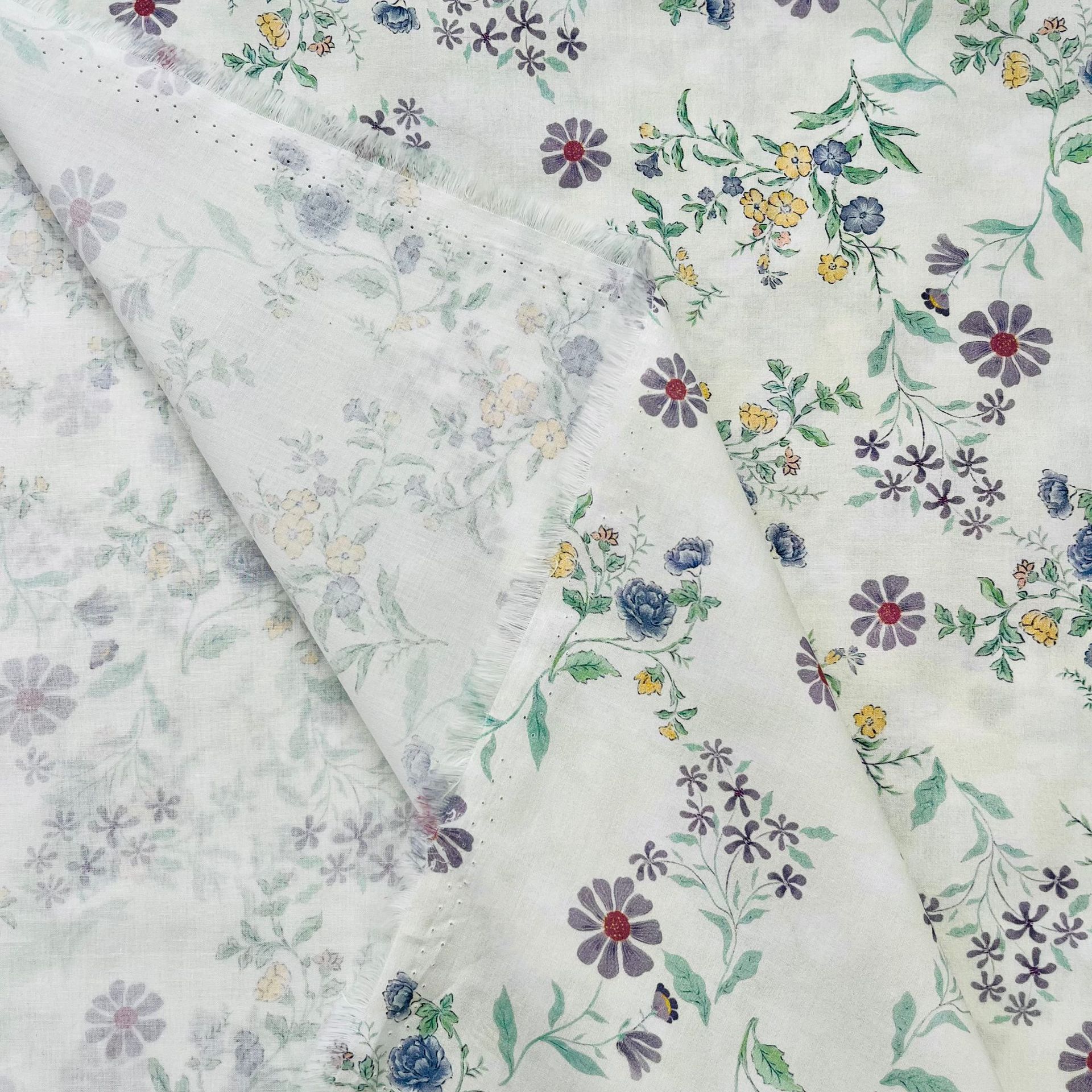 Liberty Floral Simple Cotton Fabric-100% Cotton Quilting Fabric Sewing Craft Fabric By Meter