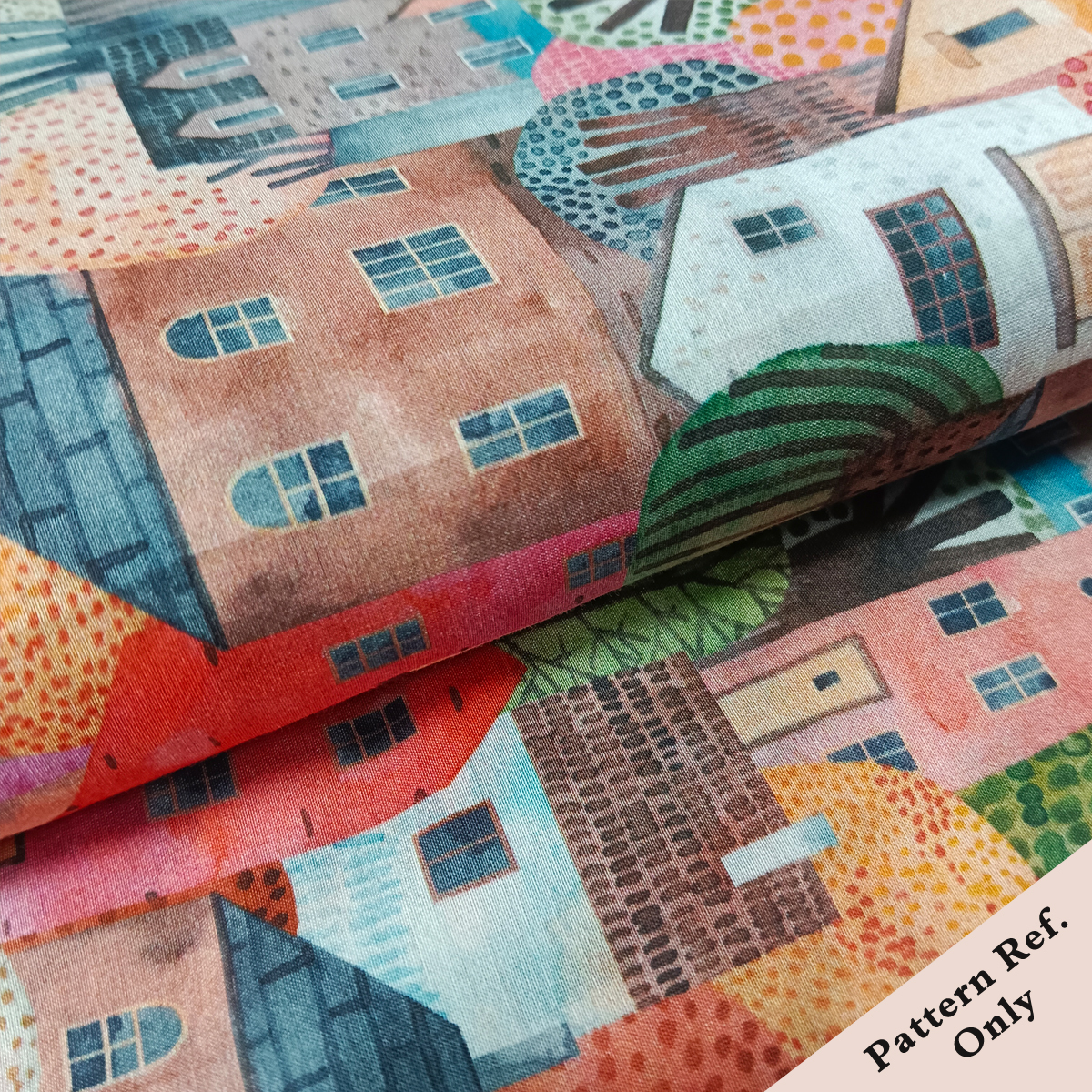 Custom Printed Silk Cotton Blend Fabric – Lightweight, Silky & Soft for Elegant Garments & Accessories