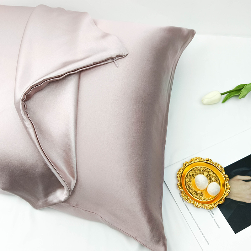 16MM Double Sided Silk Pillowcase Zipper Mulberry Silk