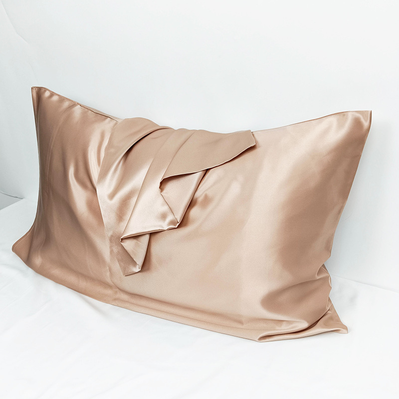 22MM Double Sided Silk Pillowcase Zipper Mulberry Silk Lustrous Satin