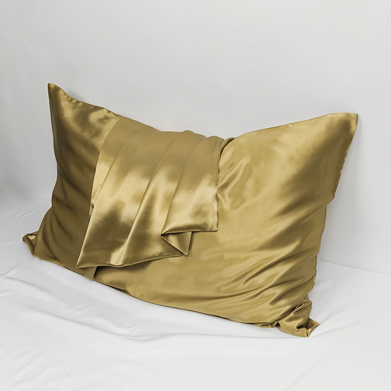 22MM Double Sided Silk Pillowcase Zipper Mulberry Silk Lustrous Satin