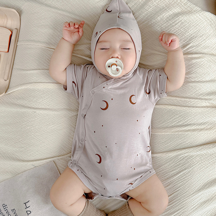 Modal Baby Romper Newborn Onesie, Infant Bodysuit for Boys and Girls