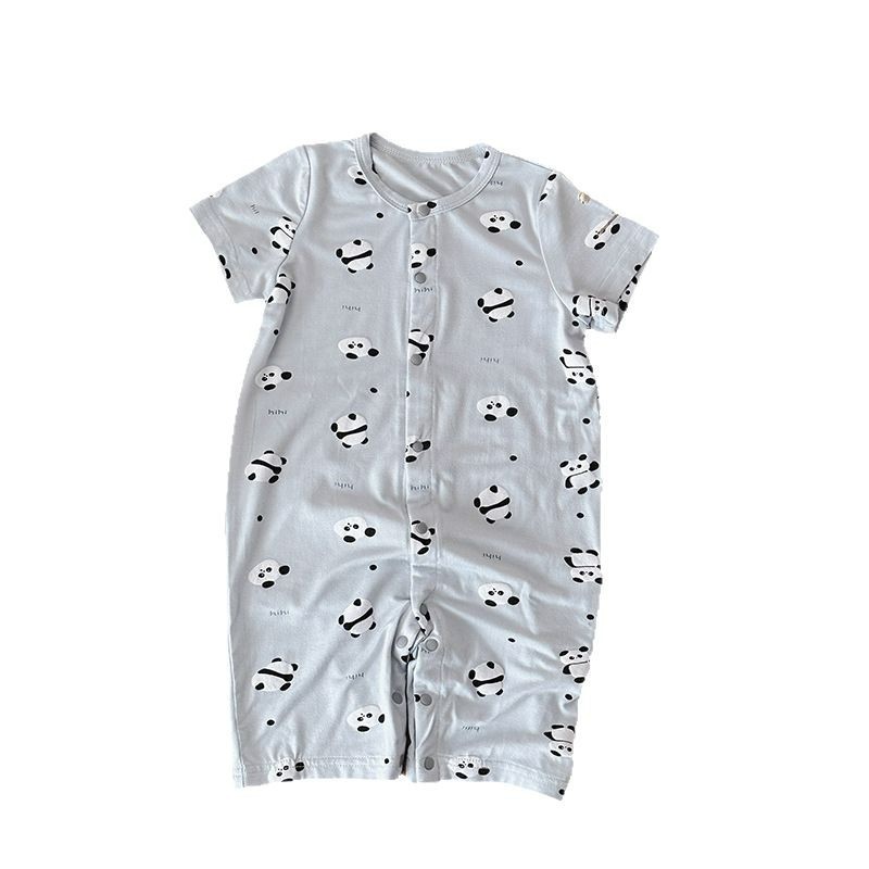 Summer Modal Baby Romper-Lightweight Breathable Infant Bodysuit for Boys and Girls2