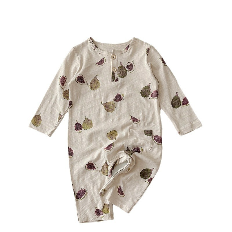 Baby Cotton Romper Outfit-Breathable Infant Jumpsuit for Boys & Girls1