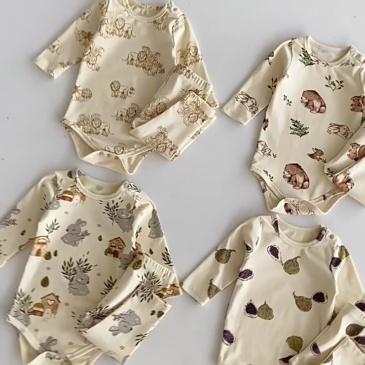 Baby Bodysuit Romper-100% Cotton A-Class Spring Outfit for Newborns