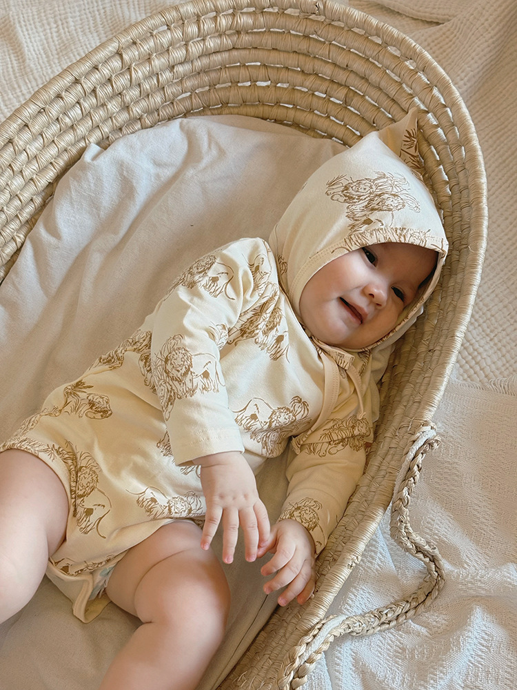 Baby Bodysuit Romper-100% Cotton A-Class Spring Outfit for Newborns