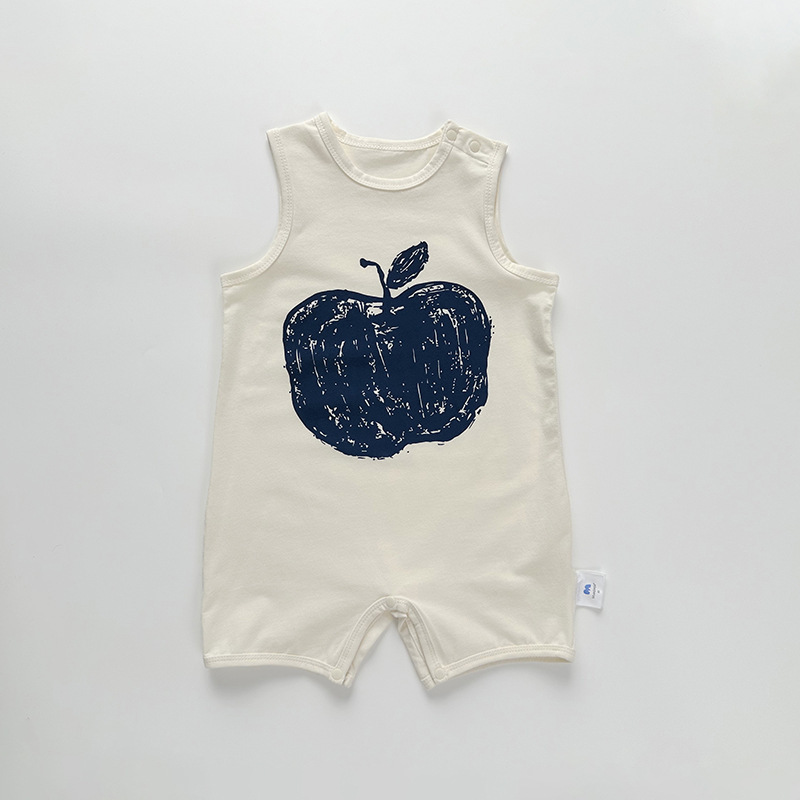 Nordic Summer Breeze Baby Romper – Lightweight Organic Cotton Breathable Playsuit for Boys & Girls